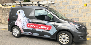 GD Pest Control Van